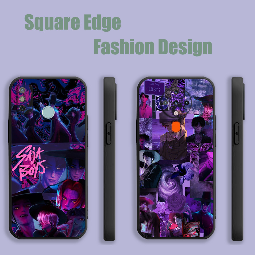 ปลอกสําหรับ Xiaomi 12s 12x POCO X4 GT M4 M5 F3 F4 M5S C40 Pro C55 C51 C75 4G saja boys demon hunters