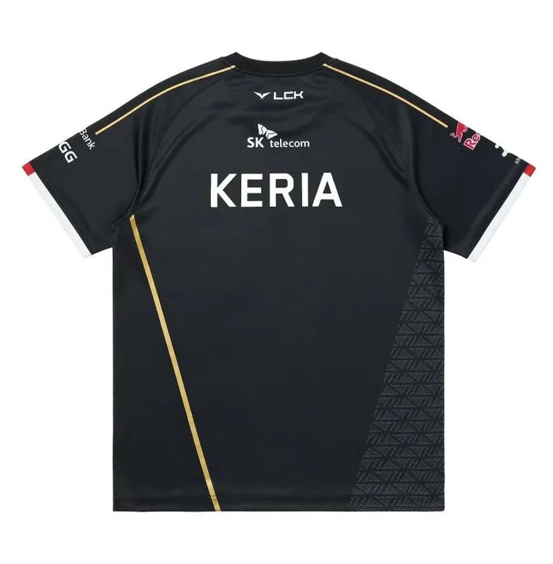 SKT T1 2024 ชุดทีม lol League Faker T1 เสื้อยืด, เสื้อ LCK custom Keria Zeus gumayousi ชุดกีฬาอิเล็ก