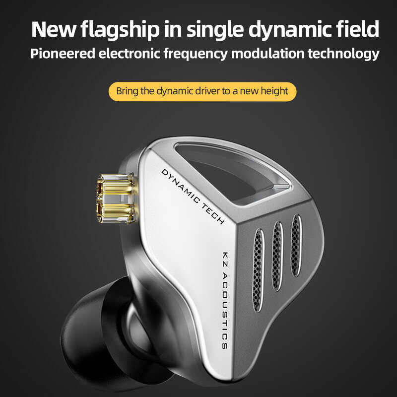 KZ ZVX Earphones 1 Dynamic Earbuds HIFI Bass Music IEM Headphones Metal In Ear Monitor Sprot Runnin