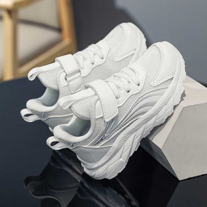 ❤ Sports Sneaker Mesh Black School Sneakers Original Running For Kid Girl Children Casual Shoe