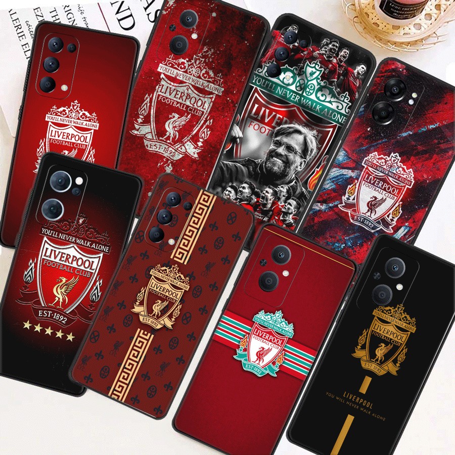 OPPO Reno 6 5G 6 Pro 6 Pro Plus R9 F1 Plus R9S ความเข้ากันได้ TPU Soft Shell Case Liverpool FC