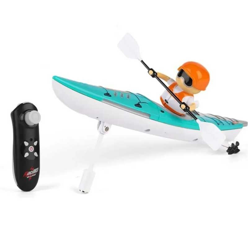 ➧ Hc810 RTR 2.4G RC เรือควบคุมระยะไกลเรือไฟ LED 360 ไดรฟ์สองโ