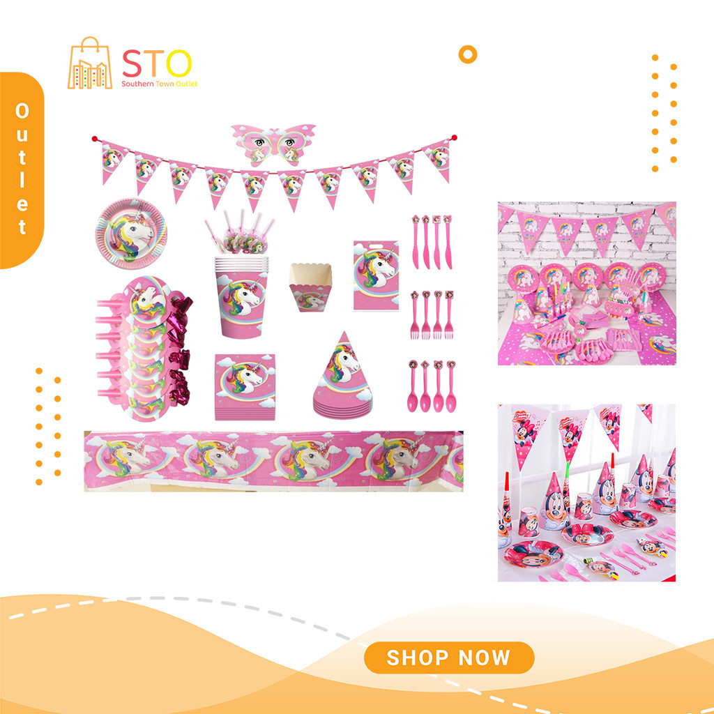 STO Celebration Party Theme ตกแต่งบอลลูนเด็กวันเกิด Party Supplies เด็กอนุบาลวัน Full Moon Party