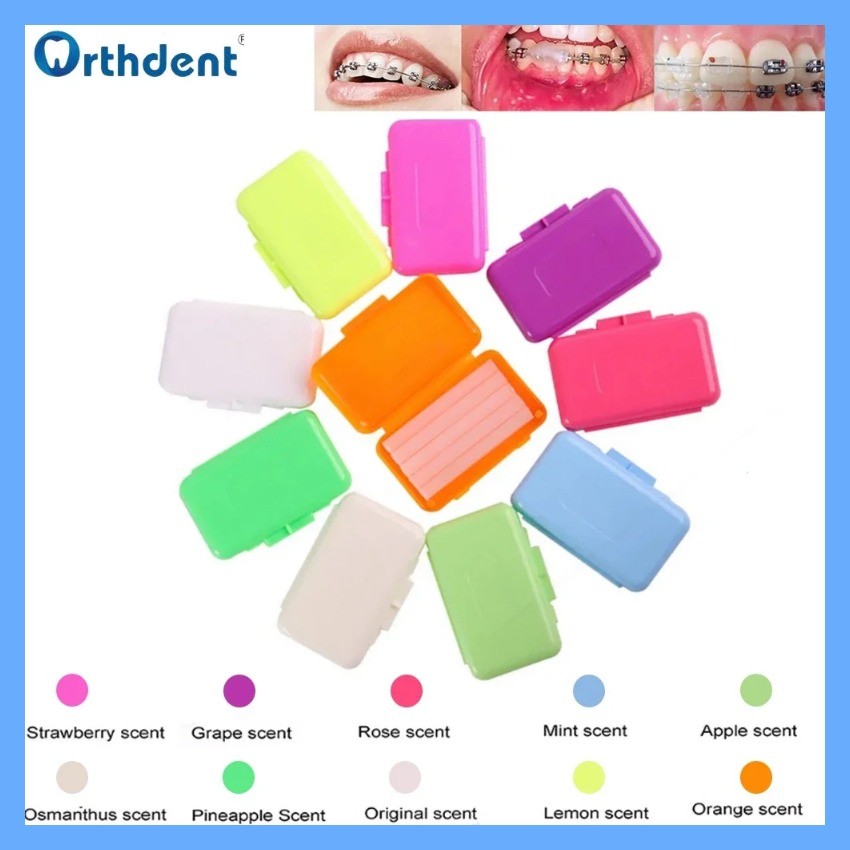 aaa 5/10Boxs Dental Orthodontic Wax Edible Ortho Relief Wax Teeth Braces Wearer Oral Appliances Tee