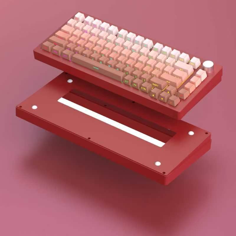 2024 ใหม่! Lychee Gaming AL75V2 CNC Tri-mode Mechanical Keyboard Kit AL75 RGB Bluetooth 2.4G ไร้สาย