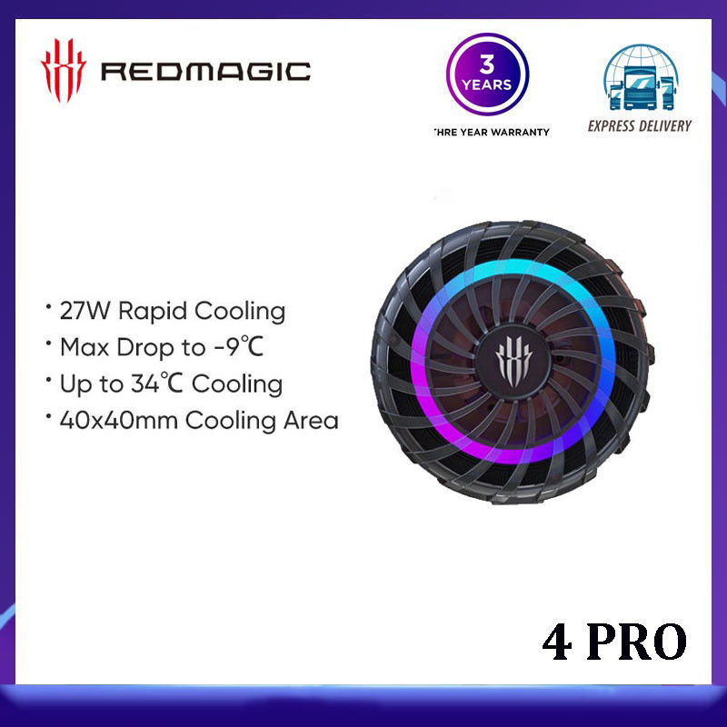 (พร้อมส่ง) Nubia Redmagic Cooler 4 Pro Ice FunCooler 27w Redmagic Ice 4.0