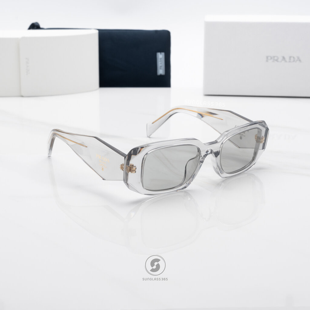 PRADA Symbole PR17WSF 12R30B Transparent Grey