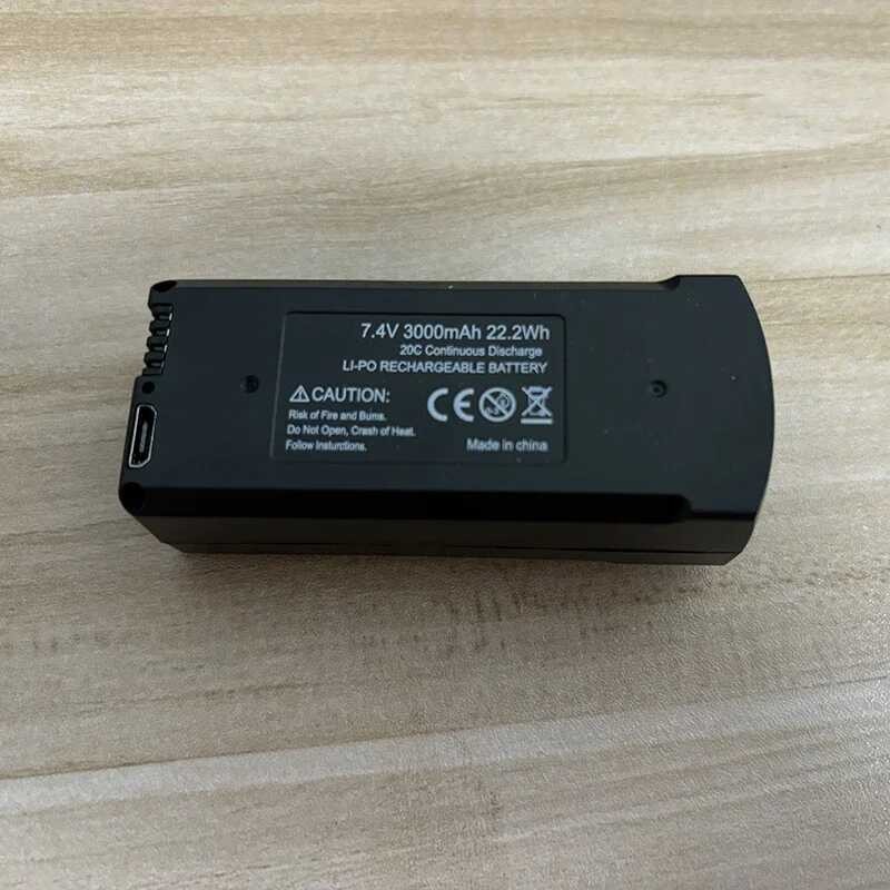 Δ ต้นฉบับ 7.4V 3000Mah MAX PRO 8K Drone Battery สำหรับ V198 GPS RC 4 Axis Aircraft