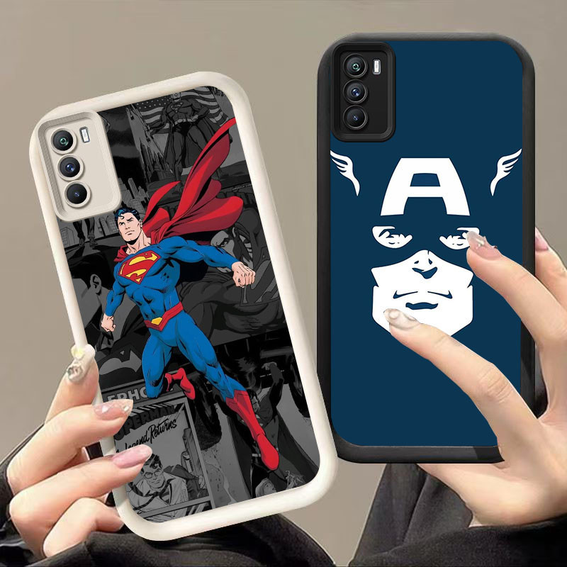 YZ-188 Superman ปลอกกันกระแทกสําหรับ OPPO Realme C17 A11S 7I A53 A54S A33 C75 A16 A16s A53S 2020 4G