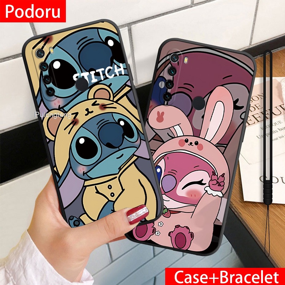 เคสสําหรับ Redmi Note 8 2019 M1908C3JH การ์ตูน Lilo Stitch Baby Case โทรศัพท์มือถือ