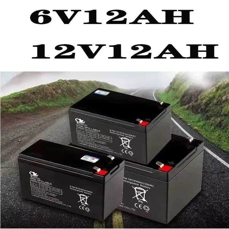 แบตเตอรี่ทดแทนสำหรับยานยนต์ไฟฟ้าเด็ก - ตัวเลือก 6V และ 12V (5Ah, 7Ah, 8Ah, 10Ah, 12Ah)