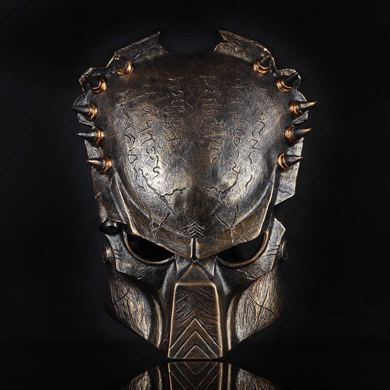 หน้ากากฮาโลวีน Collectors Edition ธีมภาพยนตร์ Resin Predator avpr Solo Mask Predator Mask