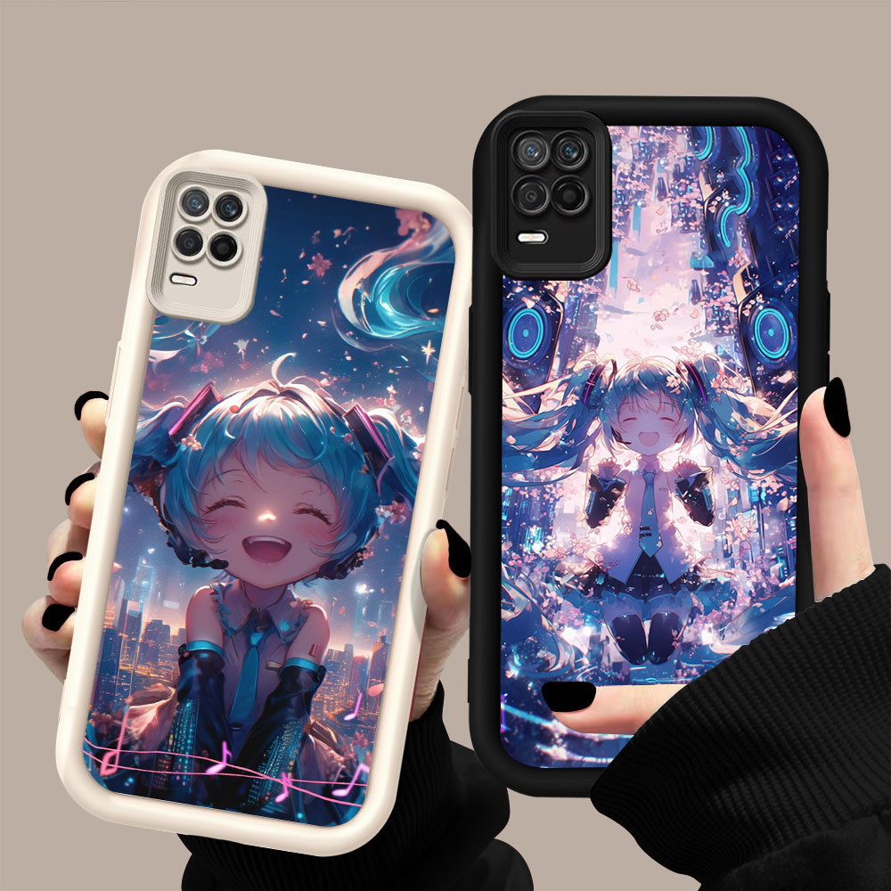 YZ-101 รุ่น Q ของ Hatsune Miku สวยมากสําหรับ OPPO Realme Narzo V13 8 A54 Q3 30 8S Pro 5G