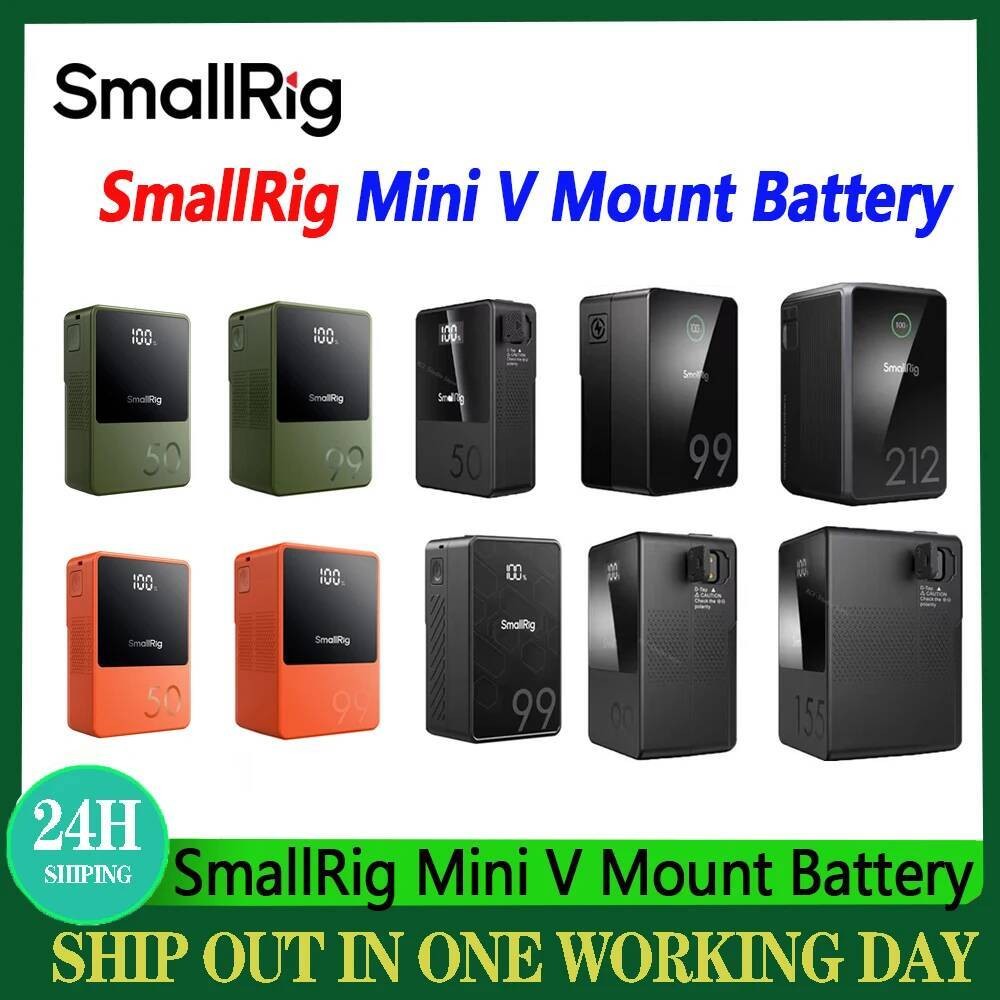 SmallRig VB50/X99/VB99/VB155/VB99Pro/VB212/VB99SE Mini V-Mount Battery Type-C/D-TAP Input/Output V-M