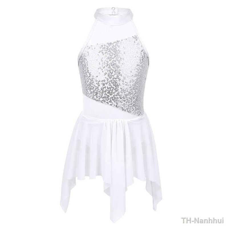 ❤ 【Hot】▨ Ballet Hollow Out Leotard Kids Lyrical Sleeveless Costume Contemporary Gymnastics Ball