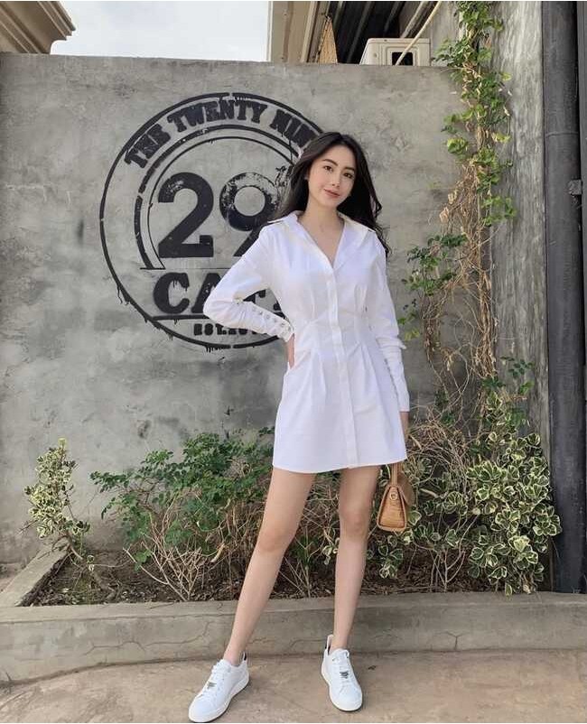 Δ QUINN SHIRT DRESS - Aesthete Official