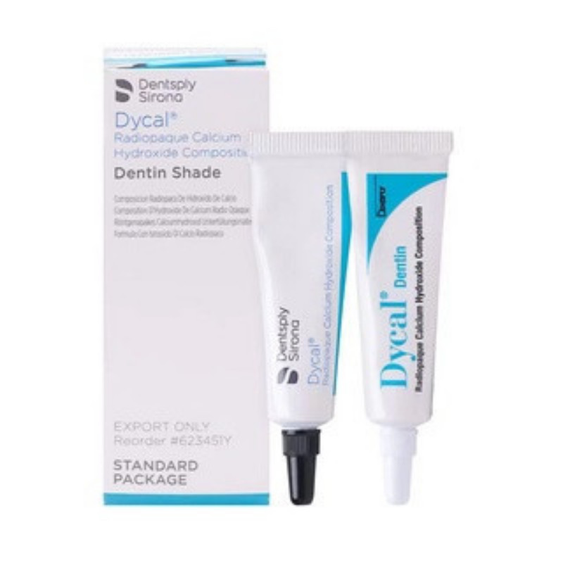 Houiiics DENTSPLY Dycal Self-congation แคลเซียม Hydroxide วัสดุทันตกรรม (13g + 11g)