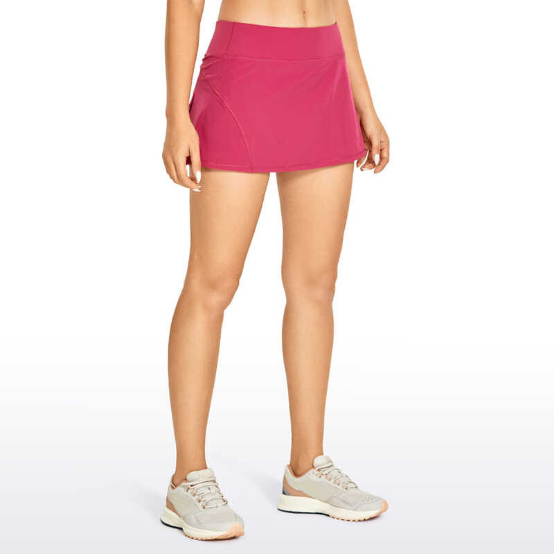 ➧ CRZ YOGA ผู้หญิงอย่างรวดเร็วแห้งจีบกระโปรงเทนนิสเอ