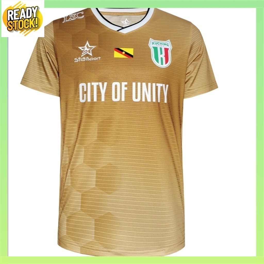 Kuching City 2023 Home Away JERSEY แฟนย์ย์ฟุตบอล Futsal Training Player สําหรับผู้ชายผู้หญิงสีขาว Ku