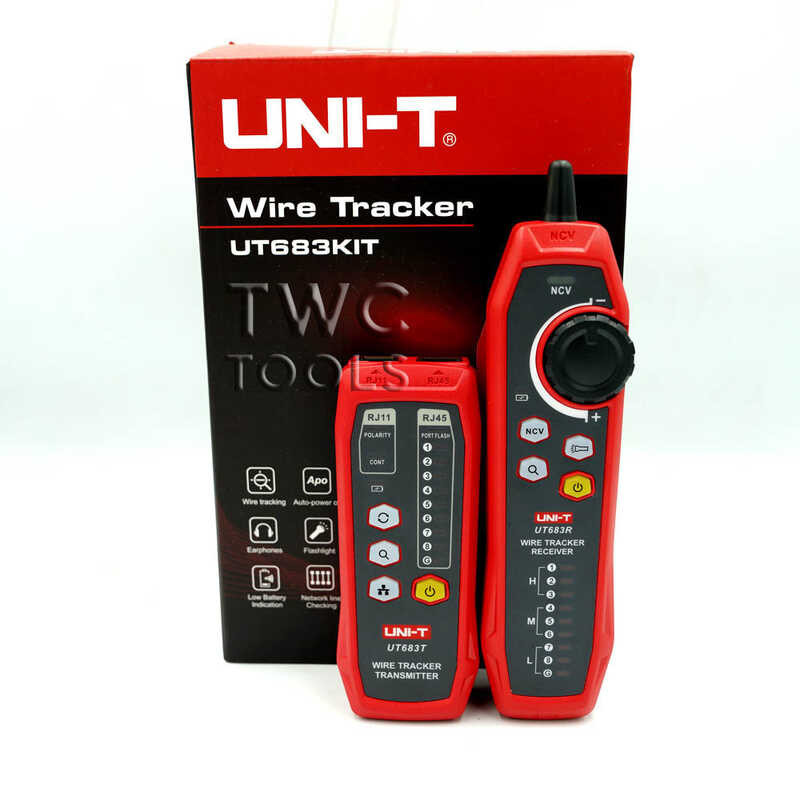 Uni-T Ut683kit Wire Tracker เครื่องทดสอบติดตามสาย Rj45, Rj11 รุ่น Ut683