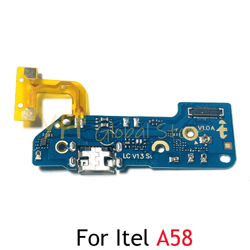 ชาร์จสําหรับ Itel A26 A48 A49 A56 A58 A60 P36 P37 P55 Pro USB ชาร์จบอร์ด Dock พอร์ต Flex สายอะไหล่ซ่