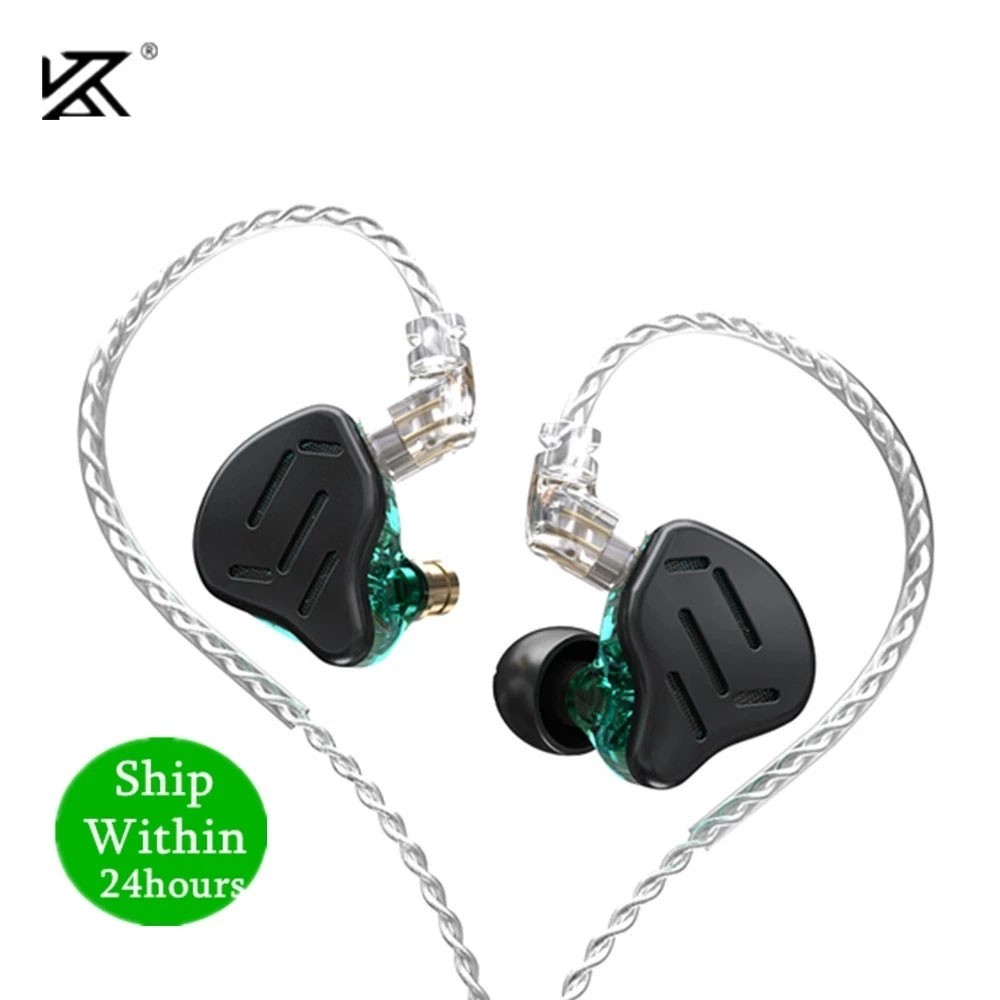 Kz ZAX 1DD 7BA ชุดหูฟังอินเอียร์ ไฮบริด โลหะ HIFI KZ ZSX ZS10 PRO AS12 AS16 CA16 C10 PRO VX BA8