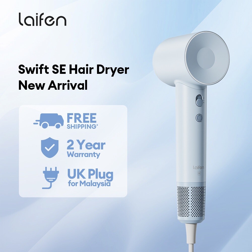 Laifen Swift SE อะแดปเตอร์ไดร์เป่าผม 59dB เสียงเบา 407 กรัม น้ําหนักเบา 4 สี (ฟรีปลั๊ก UK 3 pin สํา