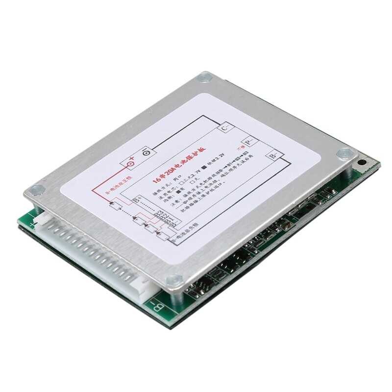 ❤ 16S 48V 20A 18650 Lifepo4 Battery Protection Board BMS PCB With Balance For E-Bike Escooter