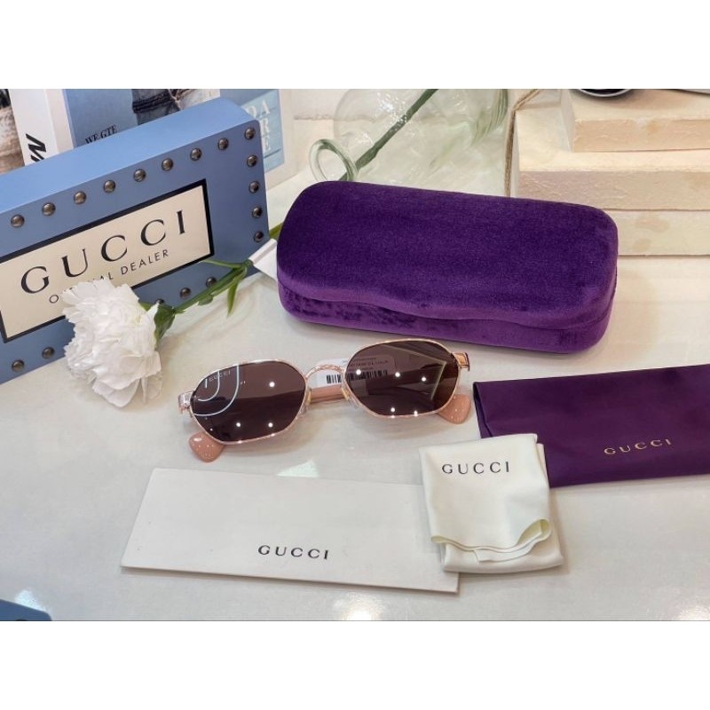 รุ่นใหม่คร้า แว่นสวยมาก แว่นตากันแดด สวยหรู ทรงเริ่ดดๆ New GUCCI Sunglasses รอเช็คสต๊อกก่อน
