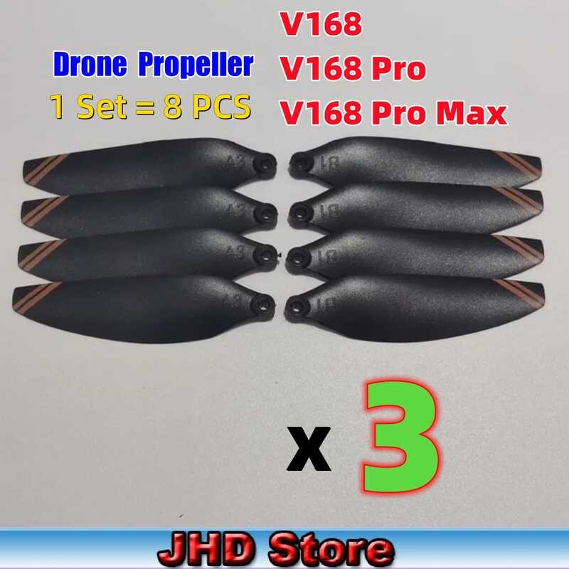 Δ JHD เดิม / MAX PRO ใบ เมเปิ้ล V168 จมูกใบพัด