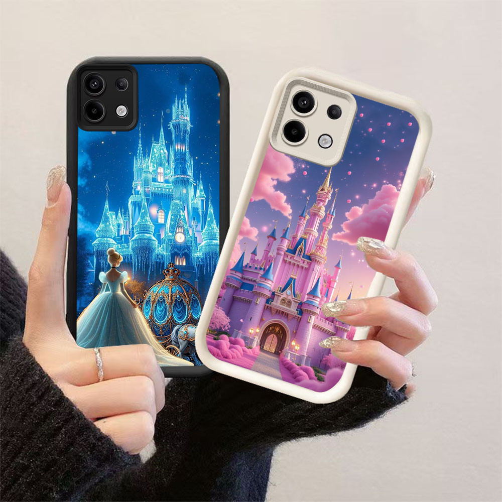 YZ-98Disney Castle Cool สําหรับ Infinix Tecno ITEL สมาร์ท POP Spark Pova 7 GO 6 20 30C A80 P65 A50 G