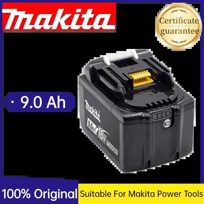 แบตเตอรี่ลิเธียมทดแทน Makita 9Ah 18V BL1840 BL1830B BL1850B BL1850 BL1860 BL1815 ของแท้ 100%