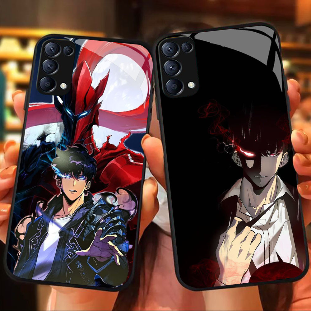 MK-97 Solo Leveling Liquid HD Glass Casing สําหรับ OPPO Reno 6Z 6 5 4 3 A91 F15