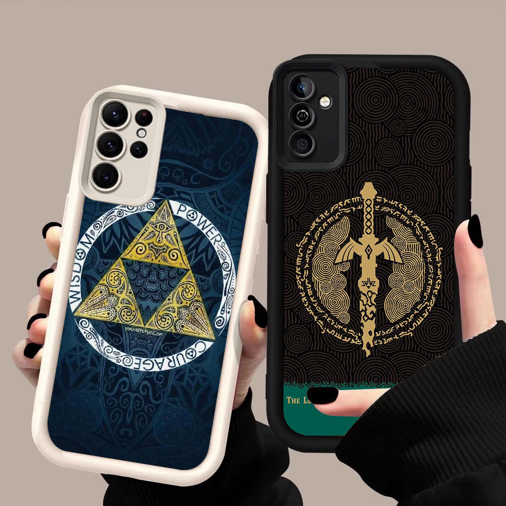 MK-81 Legend of Zelda ปลอกซิลิโคนอ่อนนุ่มสําหรับ Samsung A55 A54 M15 S25 S24 S21 FE Ultra