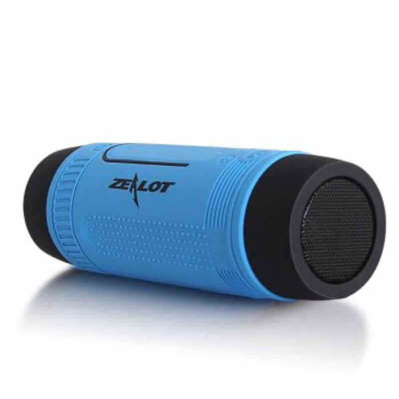 Zealot/zealot S1 จักรยานขี่จักรยานลําโพงบลูทูธไร้สาย 4.0 ซับวูฟเฟอร์ไฟฉายการ์ดเสียง