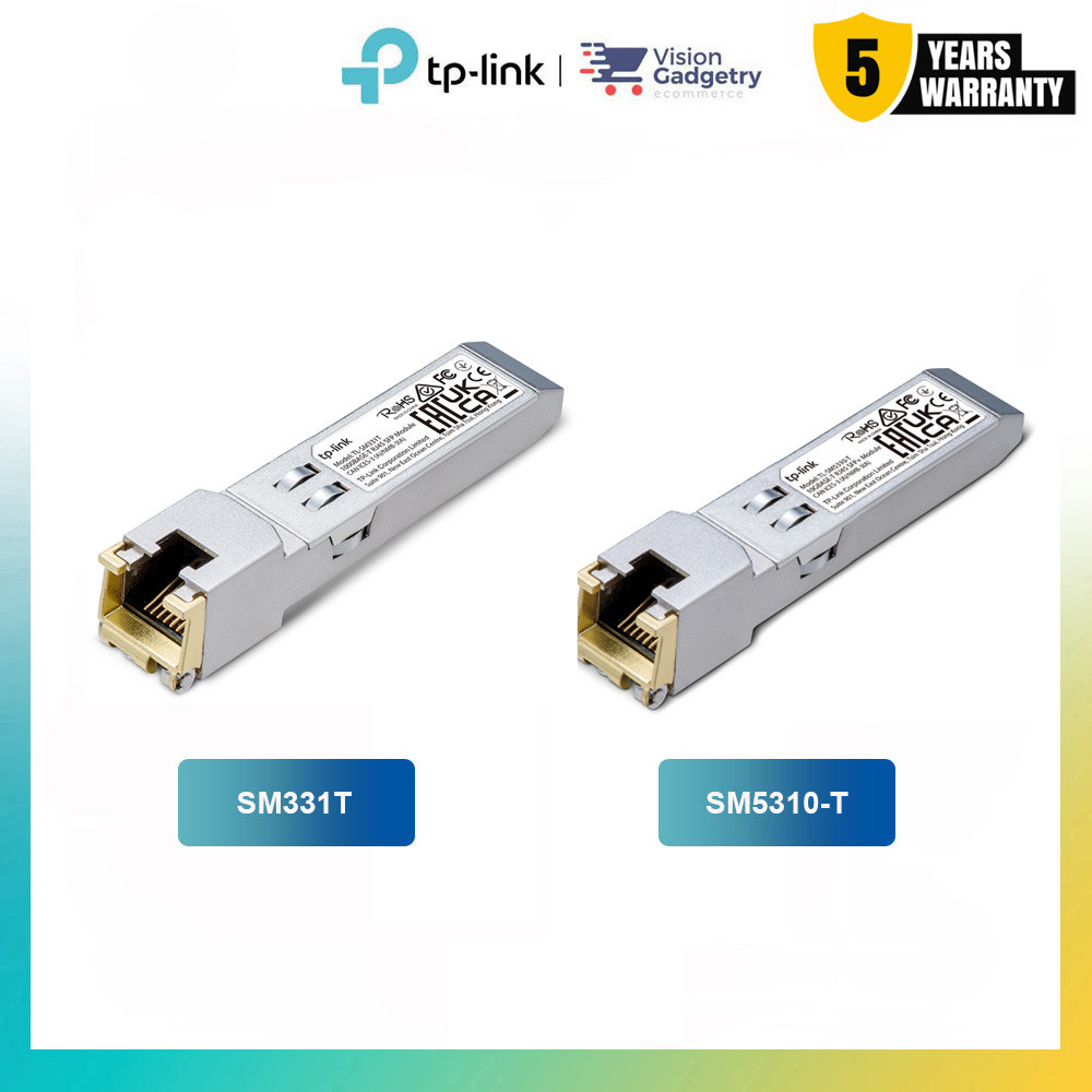 โมดูล TP-Link TL-SM331T TL-SM5310-T 1000BASE-T 10G BASE-T RJ45 SFP