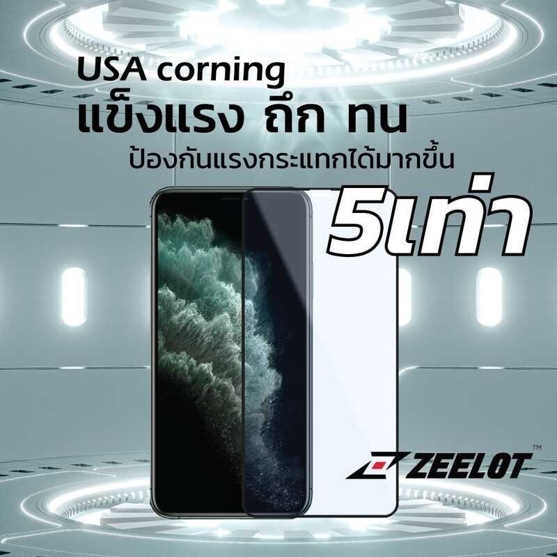 **ซื้อ1ได้2**Zeelot ฟิล์มกระจกนิรภัย สำหรับ Iphone Xsmax / Iphone11pro