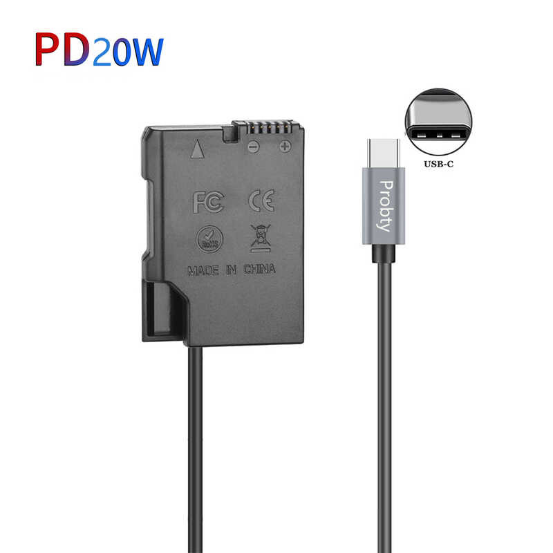 EP-5A 5 EN-EL4 EL14a Dummy Battery DC Power Adapter for Nikon D3100 D3200 D3300 D3400 D3500 D5100