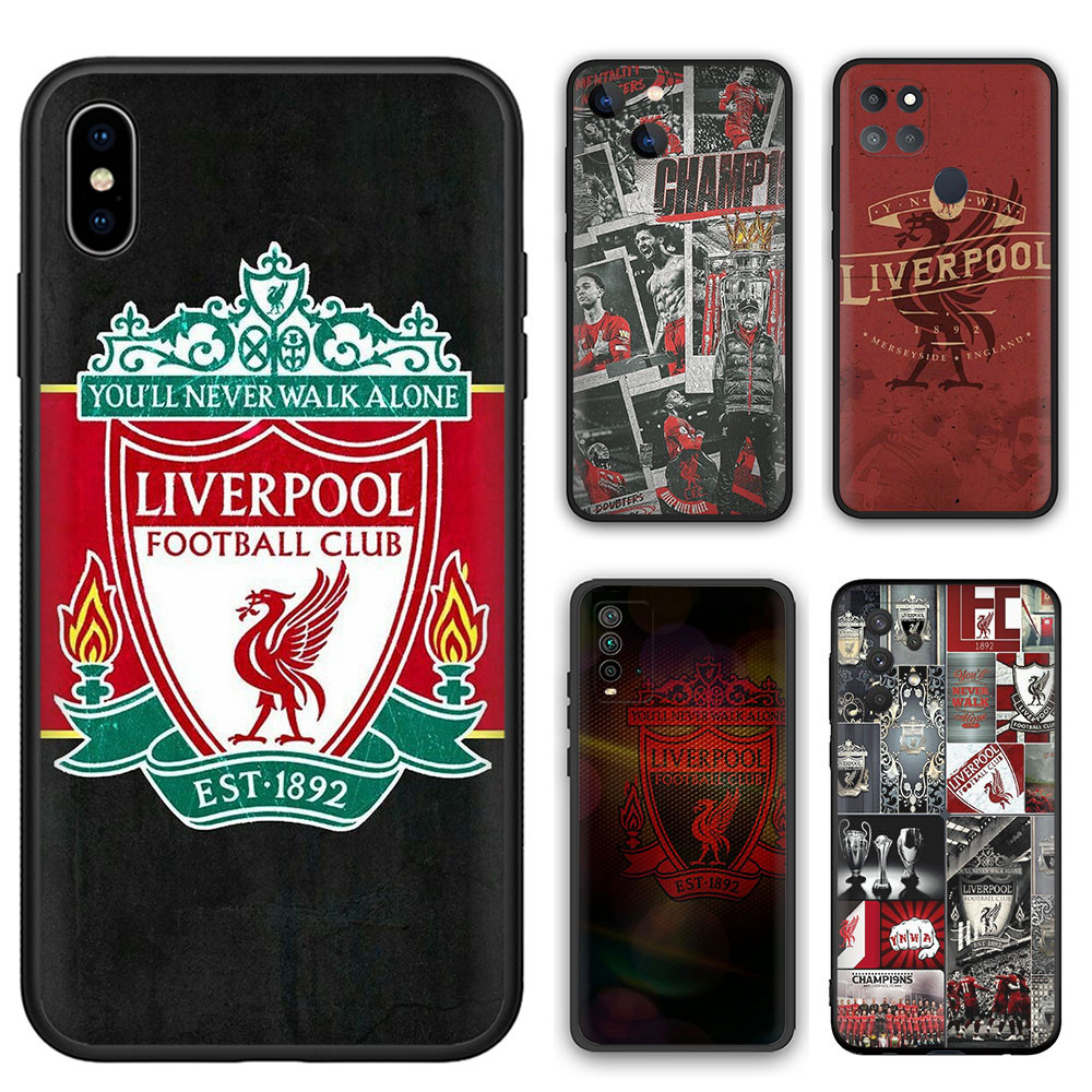 Realme 5 5i 5s 6i 5Pro 6 6S 6Pro 7 7i 7Pro C17 Q XT X2 K5 3 3Pro 267U ลิเวอร์พูลกันกระแทกปลอกโทรศัพท