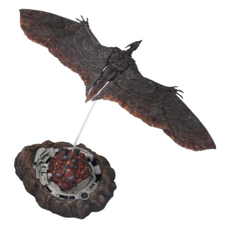 Betterservice 々 NECA 2019 Godzilla Rodan Mothra PVC ตุ๊กตาขยับแขนขาได้สำหร