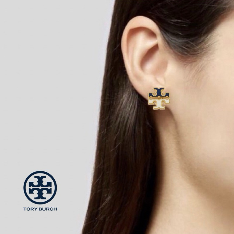 TORY BURCH ต่างหู ของแท้ 100% จากประเทศอเมริกา ️ Tory Burch Earrings พร้อมถุงผ้า