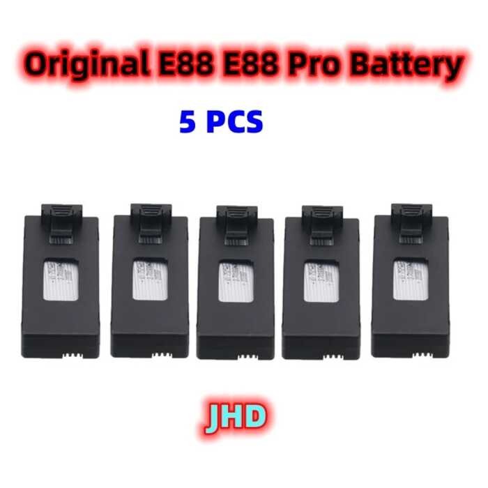 Δ JHD E88 Mini แบตเตอรี่ E-88 Pro Drone อุปกรณ์เสริมแบตเตอรี่ขา