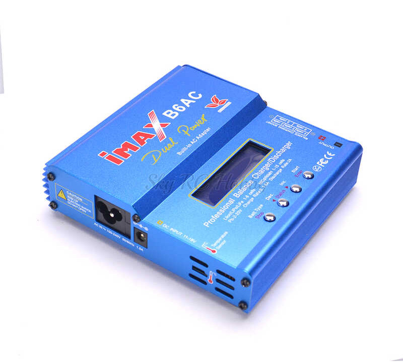 Δ IMAX B6 AC Lipo Nimh 3S RC แบตเตอรี่สมดุลชาร์จ Discharger + B6ac ยุโร