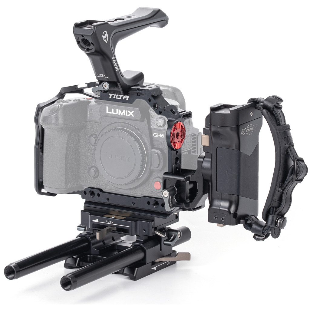 TILTA สําหรับ LUMIX GH6 GH7 TA-T15-BB กล้องเต็มรูปแบบกรงสําหรับ Panasonic GH6 GH7 Pro ชุด SLR Micro 