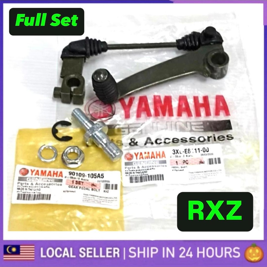 Yamaha RXZ (3XL) เกียร์ PEDAL + SHAFT GEAR BOLT GEAR LEVER BATANG KAKI GEAR RXZ135 เกียร์ SHIFT PEDAL RXZ LEVER BOLT SCREW