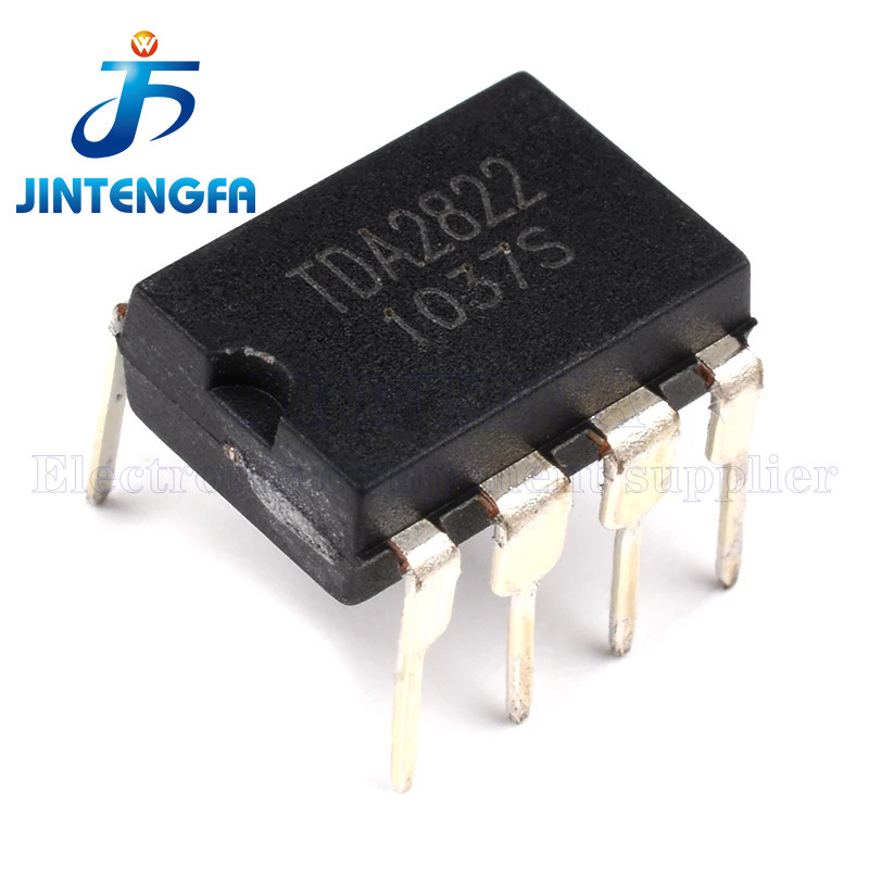 20PCS TDA2822 DIP-8 TDA2822L TDA2822N 1.8V - 12V 1W LINEAR INTEGRATED CIRCUIT DUAL LOW VOLTAGEPOWER 