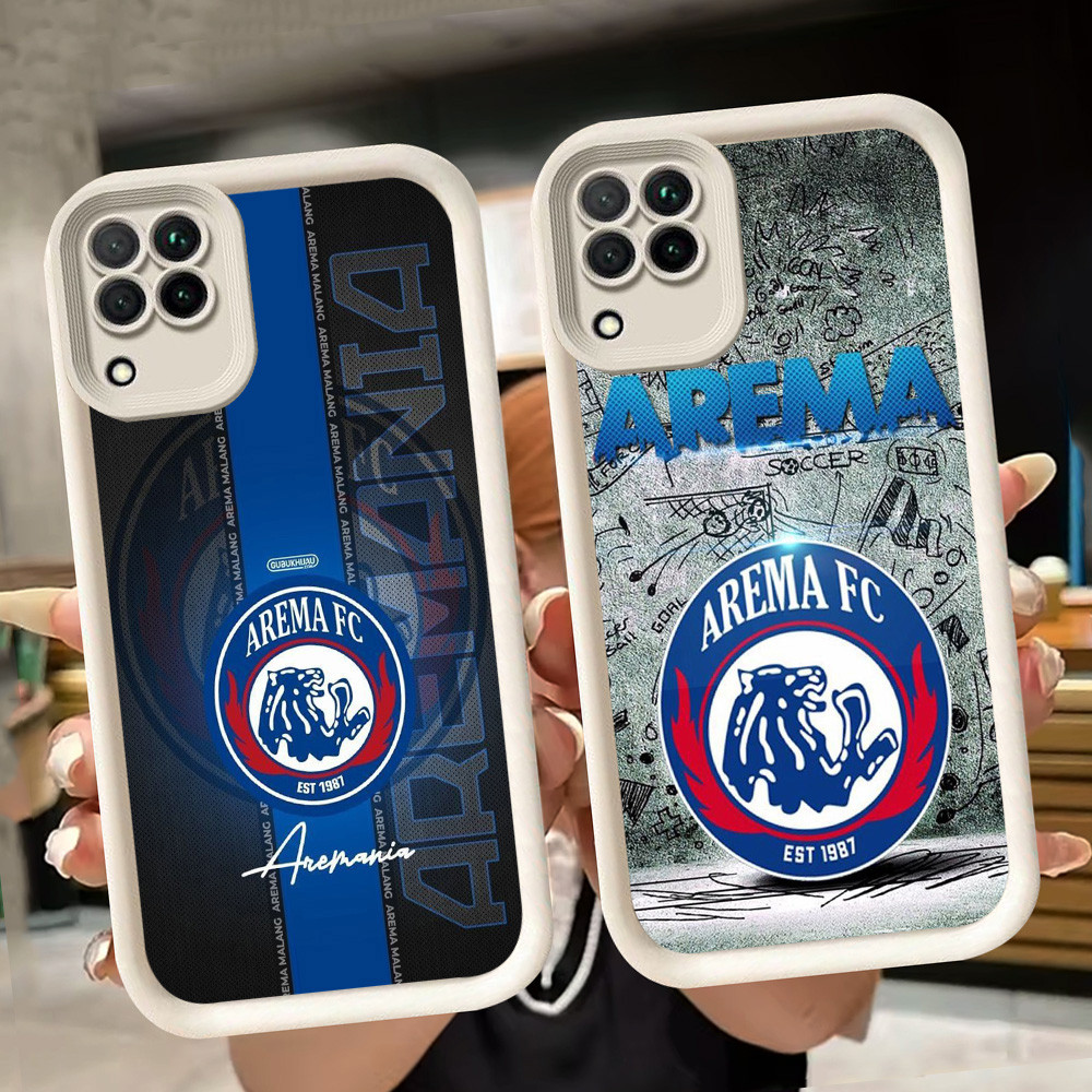ปลอกอ่อนสําหรับ Samsung M04 A04E A05 A12 A04 F04 J2 A06 A22 J7 Prime Pro 5G สีขาว Q81 Arema FC