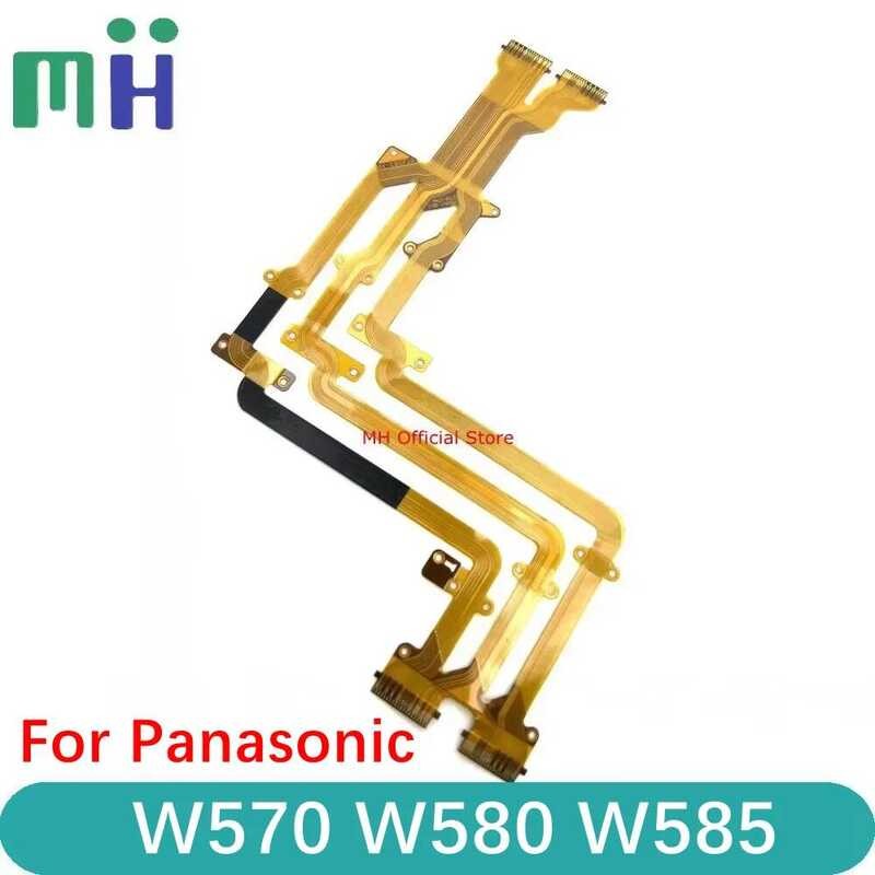 ▥ ริบบิ้นยืดหยุ่นได้สำหรับ W585 W580 W570พานาโซนิค Hc-W580จอ LCD แผ่นโลหะสำหรับ Hc-W570 Hc-W585
