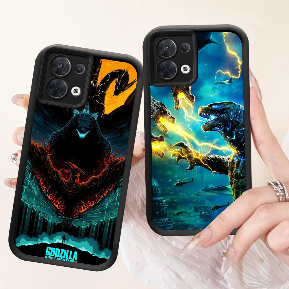 NA-36 Godzilla vs Kong2 เคสกันกระแทกสําหรับ OPPO F21 F21S Reno 7 7Z 8 8Z Lite Pro