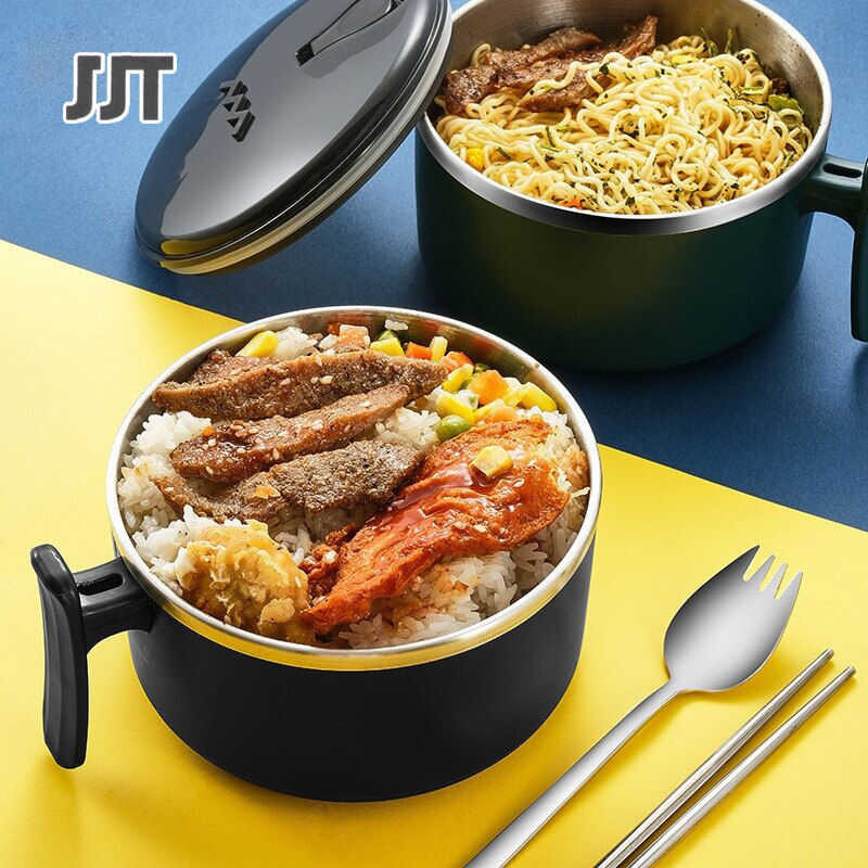 LY 304 Stainless Steel Bowl Stainless Steel Instant Noodles, Large Household Soup Cups With Handles